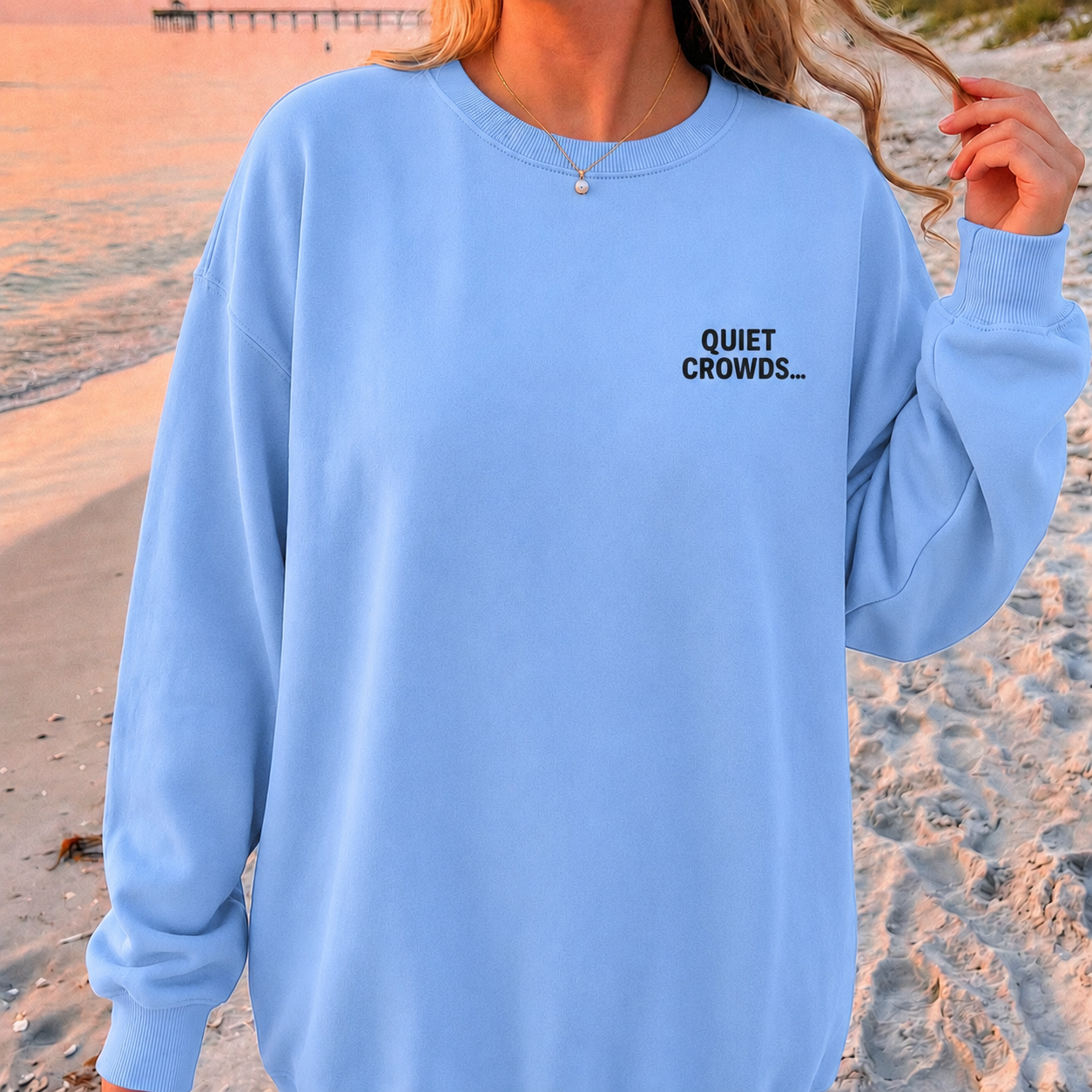 CALM IN A GOOD BOOK... Crewneck Sweatshirt