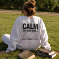CALM IN A GOOD BOOK... Crewneck Sweatshirt